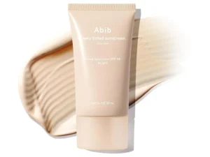 Abib Dewy Tinted Sunscreen SPF 45 (Light) UV Broad Spectrum, Daily Face Moisturizer