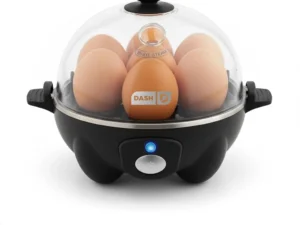 Dash Rapid Egg Cooker, 7 Hard Boiled Eggs, Black