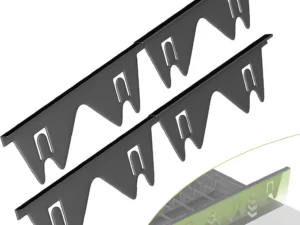 Stove Gap Covers Stainless Steel 2 Pack