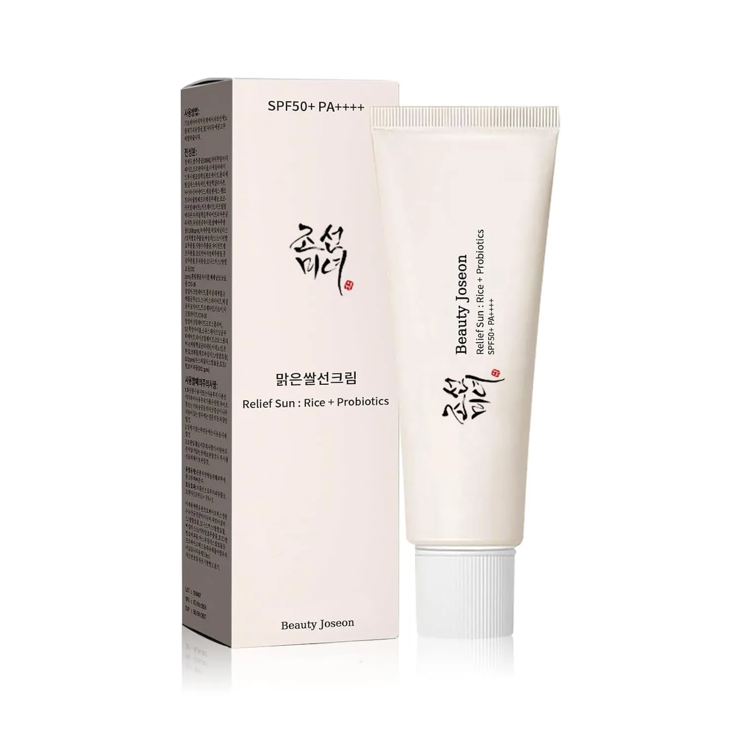Relief Sun Organic Korean sunscreen SPF50