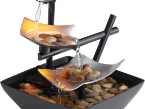 Homedics Tabletop Water Fountain, Home Décor Soothing Sound Machine