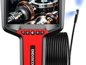 Endoscope Camera with Light: 5" 1080P HD Dual-Lens Inspection Borescope Camera for Sewer