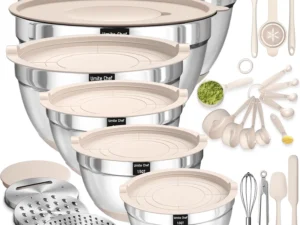 Mixing Bowls with Airtight Lids Set