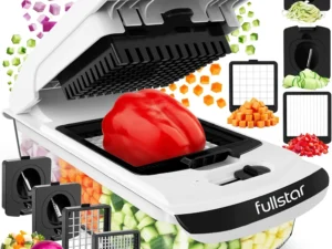 Multi-Blade Veggie Chopper, 5-Cup Container Onion & Food Cutter
